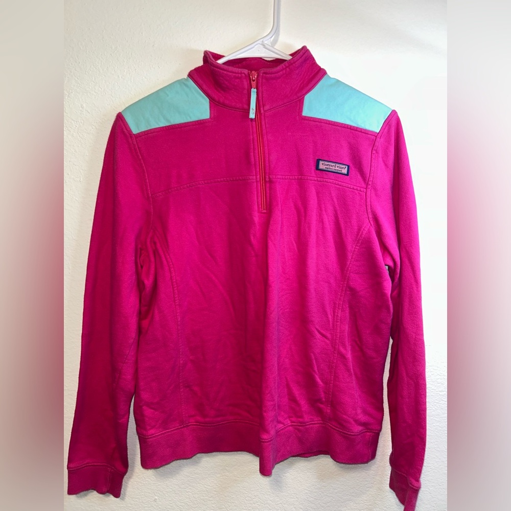 Vineyard Vines Pink and Teal Jacket